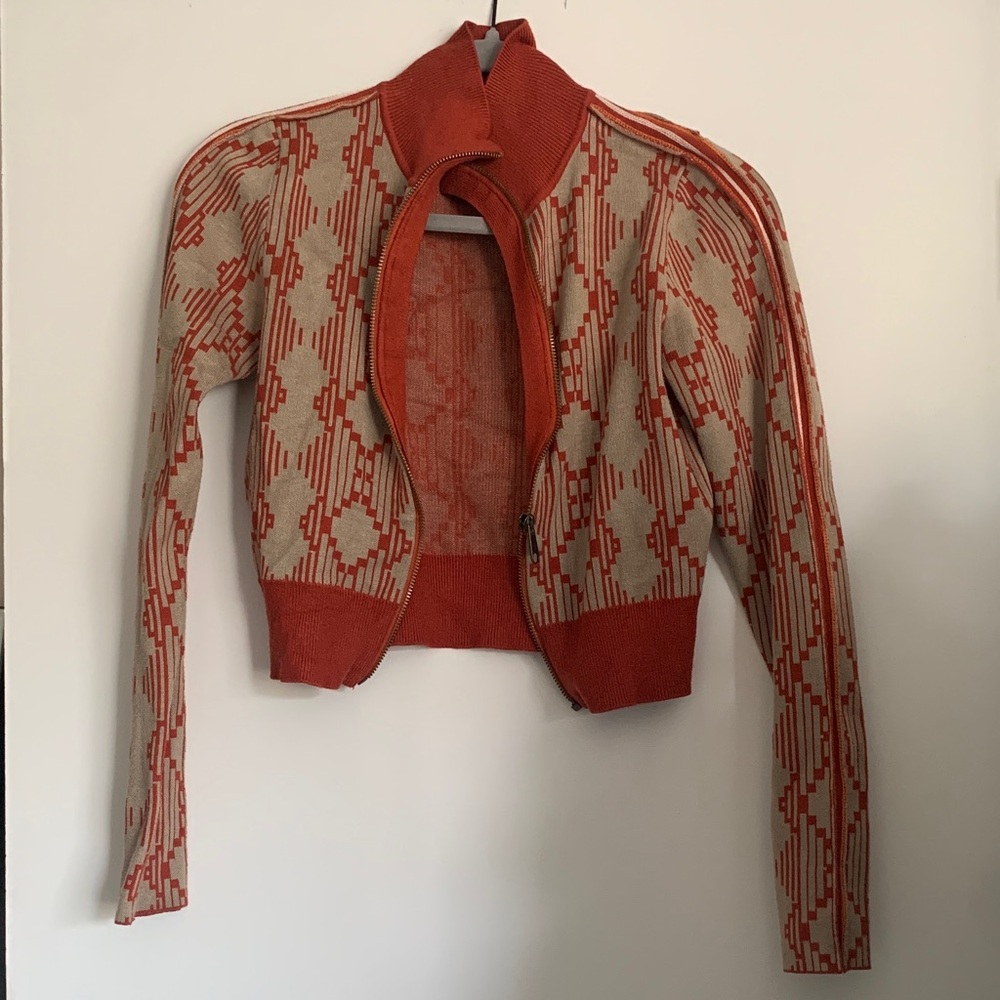 Cropped Knit Cardigan